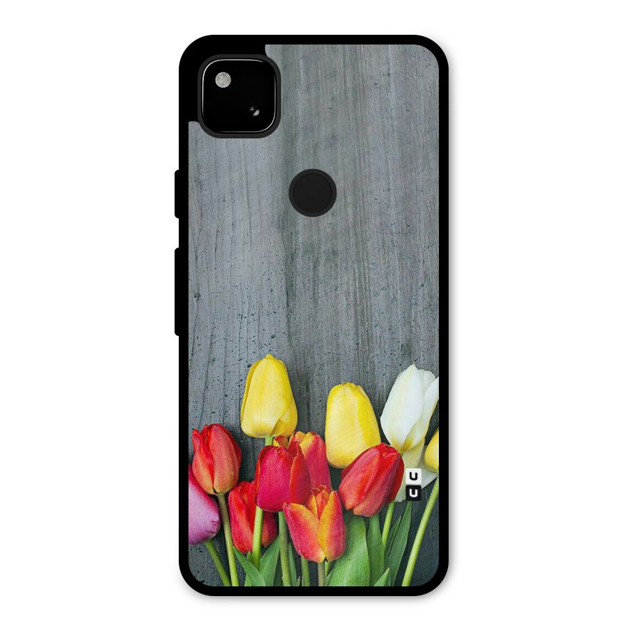 Bloom Grey Metal Back Case for Google Pixel 4a