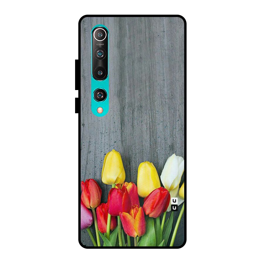Bloom Grey Metal Back Case for Mi 10