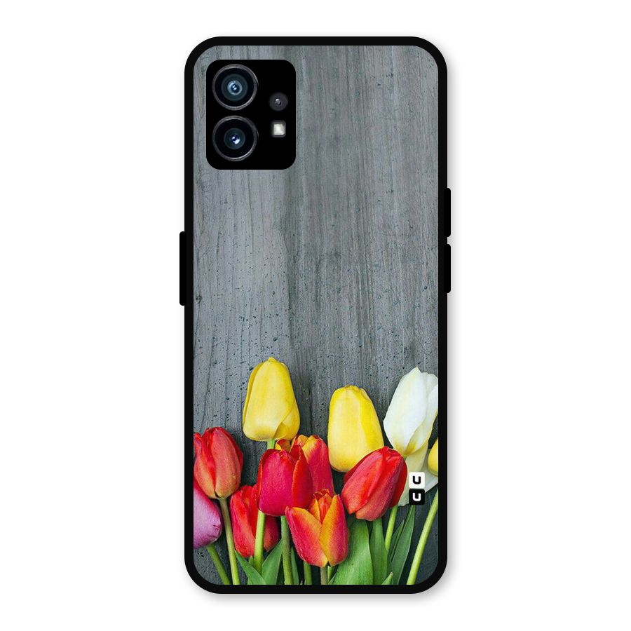Bloom Grey Metal Back Case for Nothing Phone 1