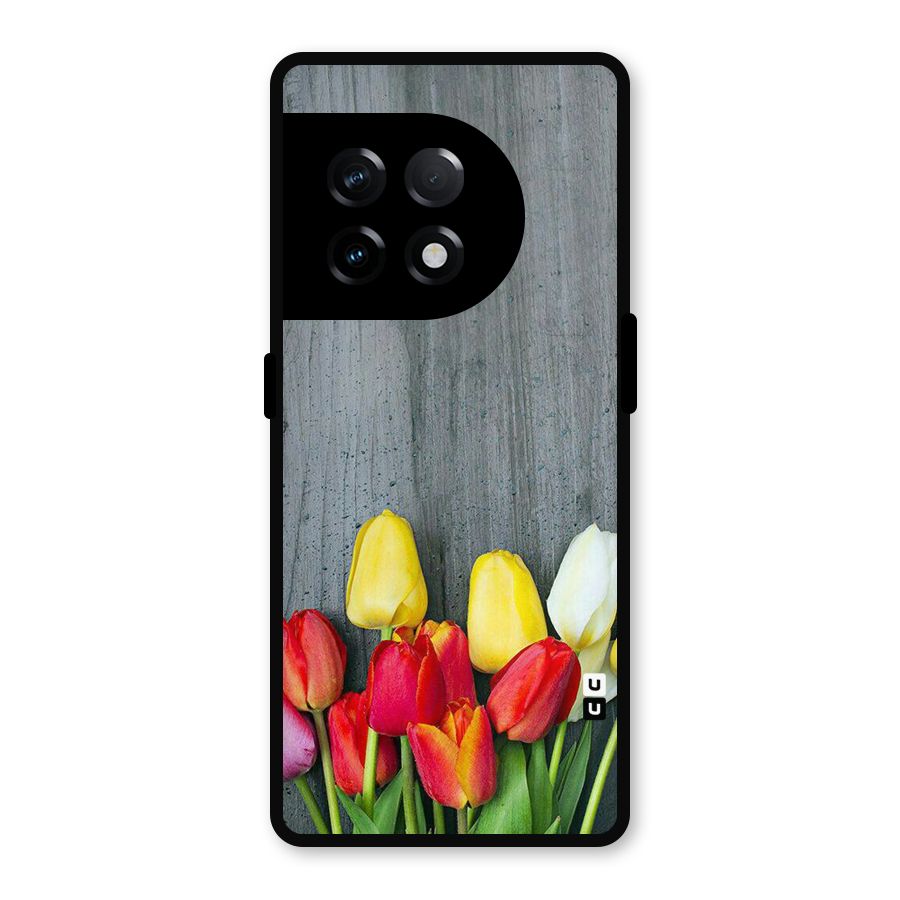 Bloom Grey Metal Back Case for OnePlus 11R