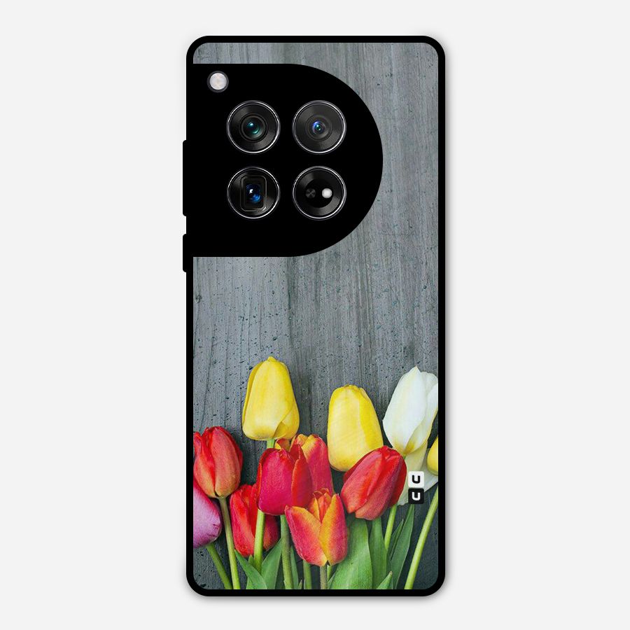 Bloom Grey Metal Back Case for OnePlus 12