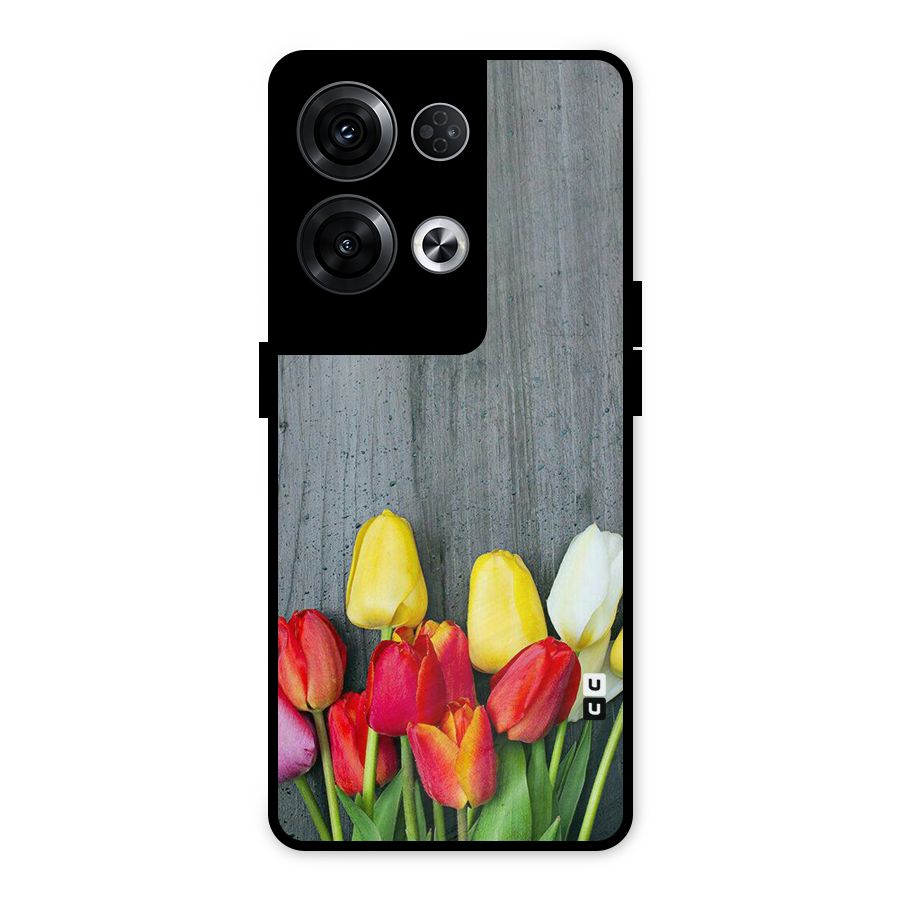 Bloom Grey Metal Back Case for Oppo Reno8 Pro 5G