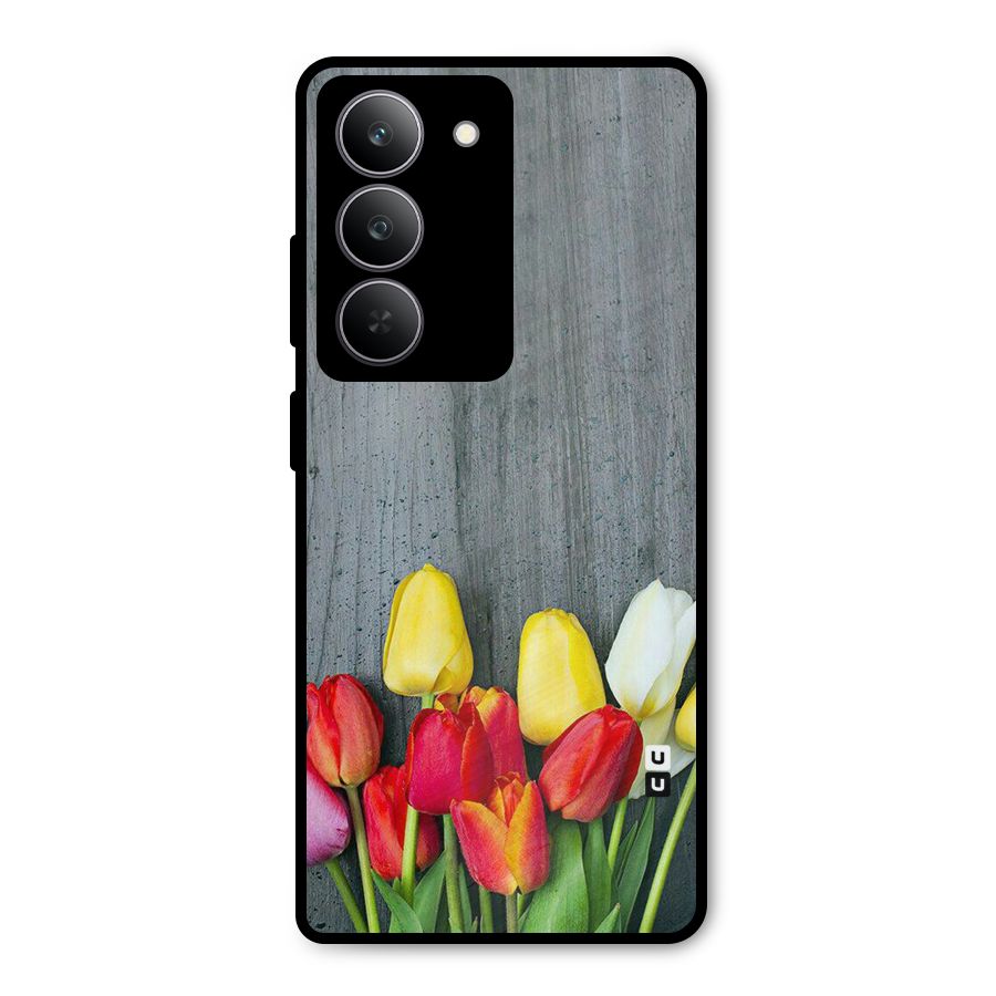 Bloom Grey Metal Back Case for Realme 14x