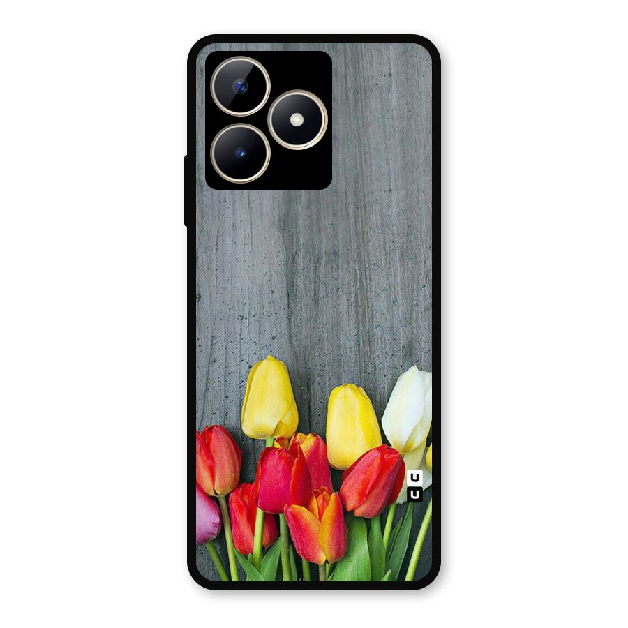 Bloom Grey Metal Back Case for Realme C53
