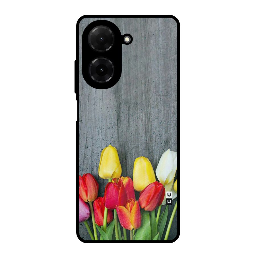 Bloom Grey Metal Back Case for Redmi A5 4G
