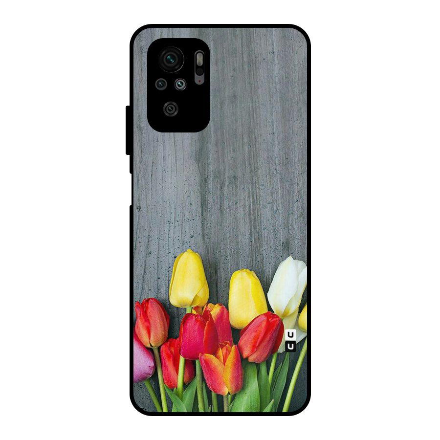 Bloom Grey Metal Back Case for Redmi Note 10S