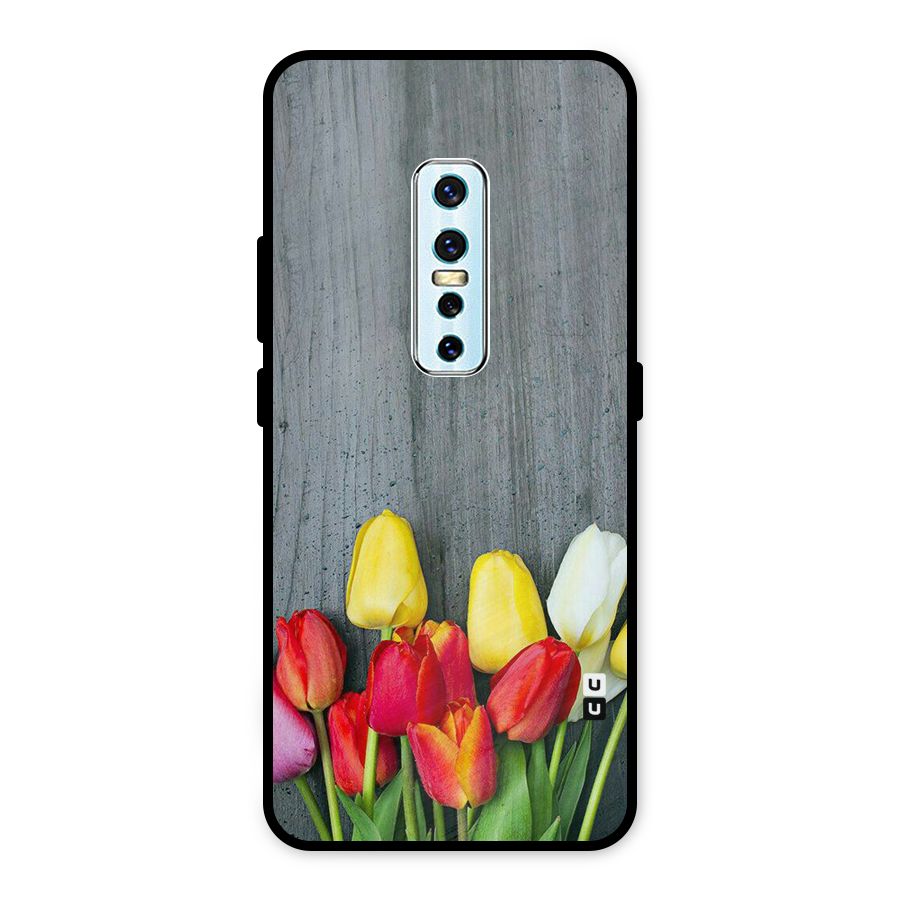Bloom Grey Metal Back Case for Vivo V17 Pro