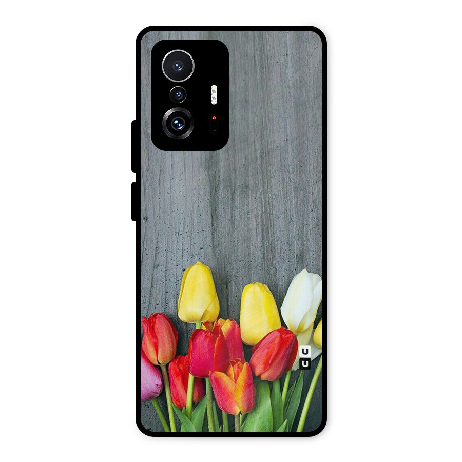 Bloom Grey Metal Back Case for Xiaomi 11T Pro