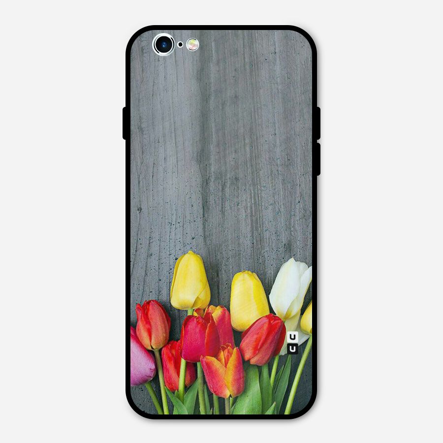 Bloom Grey Metal Back Case for iPhone 6 6s