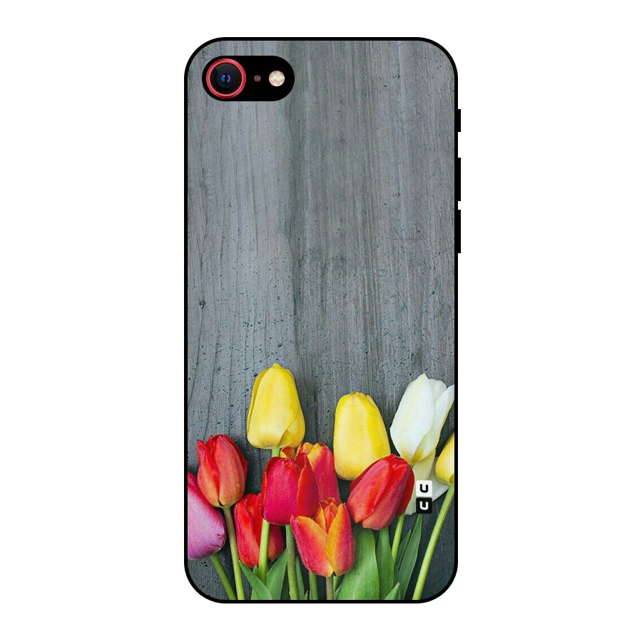 Bloom Grey Metal Back Case for iPhone 7