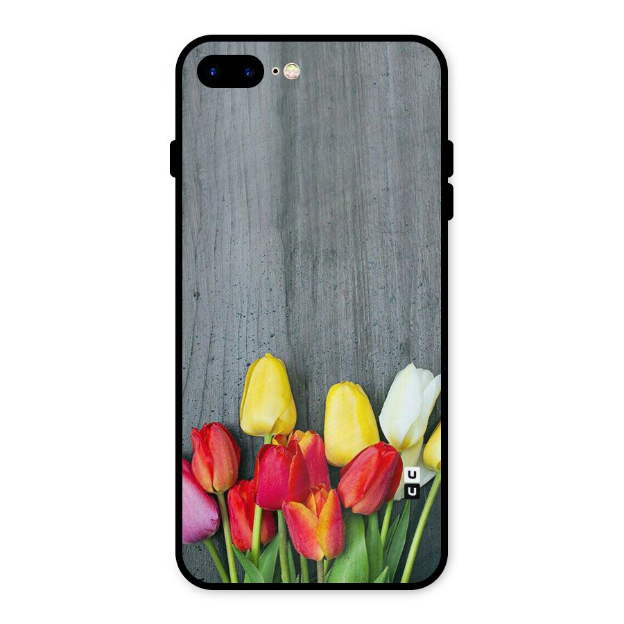 Bloom Grey Metal Back Case for iPhone 7 Plus