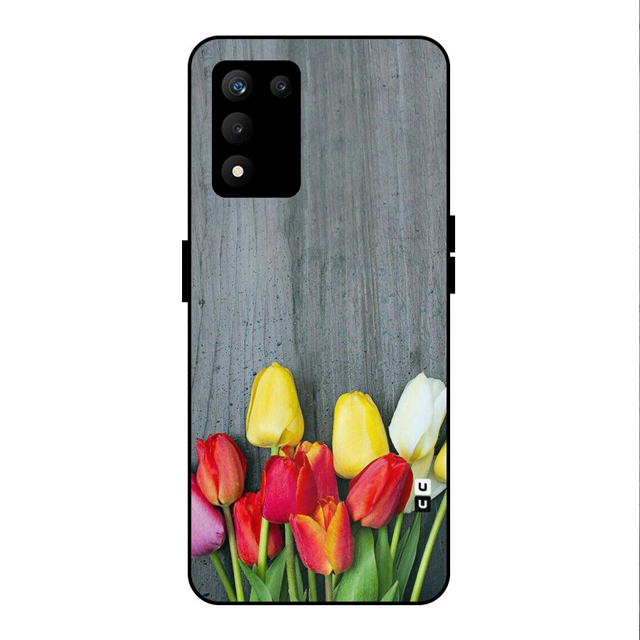 Bloom Grey Metal Back Case for realme 9 5G SE