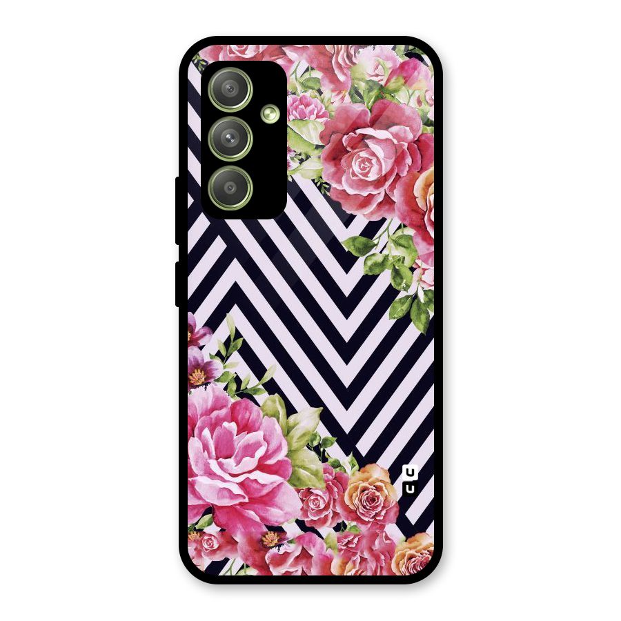 Bloom Zig Zag Glass Back Case for Galaxy A54
