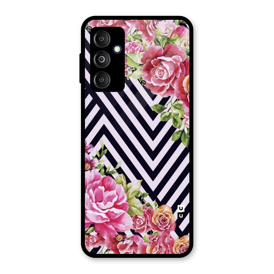 Bloom Zig Zag Glass Back Case for Galaxy M14 5G