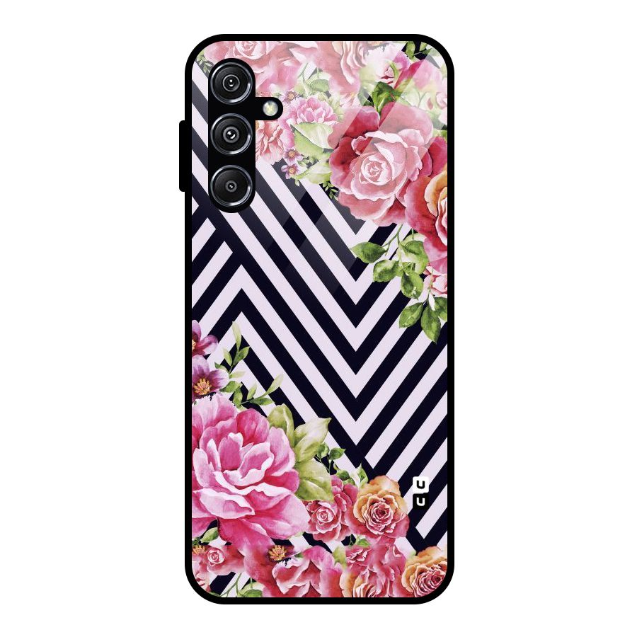 Bloom Zig Zag Glass Back Case for Galaxy M34 5G