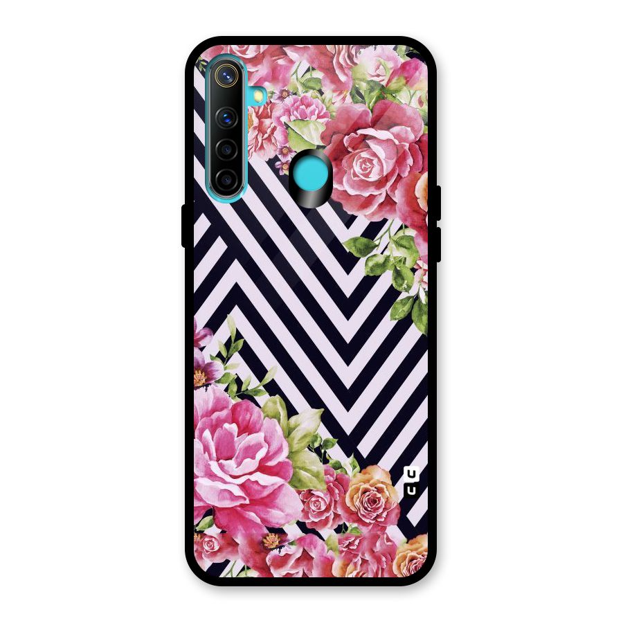 Bloom Zig Zag Glass Back Case for Realme Narzo 10