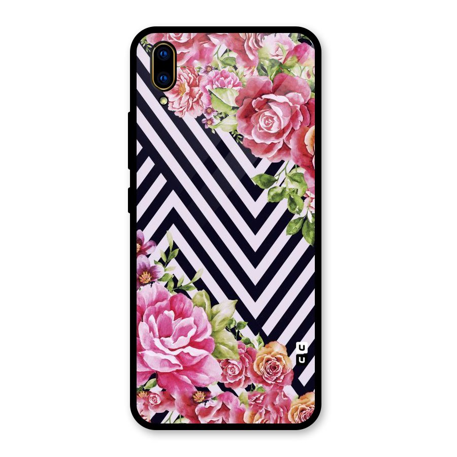 Bloom Zig Zag Glass Back Case for Vivo V11 Pro