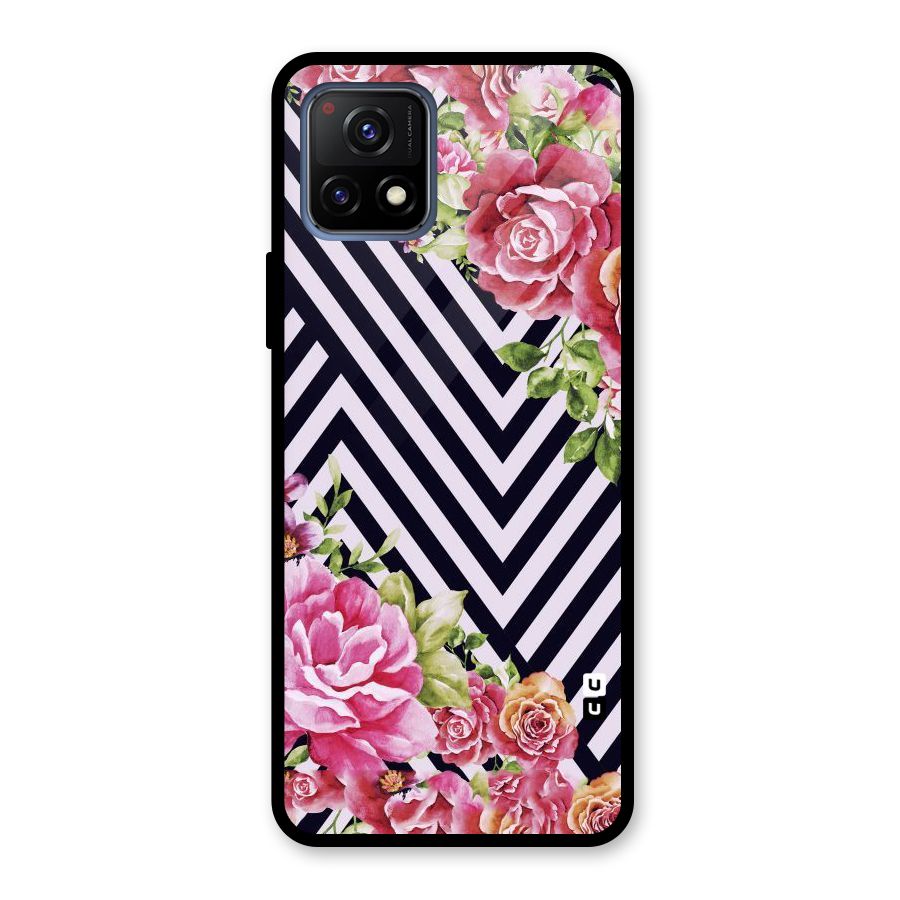 Bloom Zig Zag Glass Back Case for Vivo Y72 5G