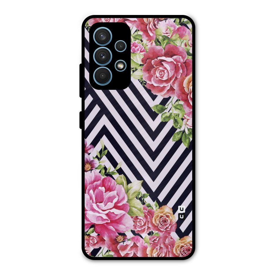 Bloom Zig Zag Metal Back Case for Galaxy A32