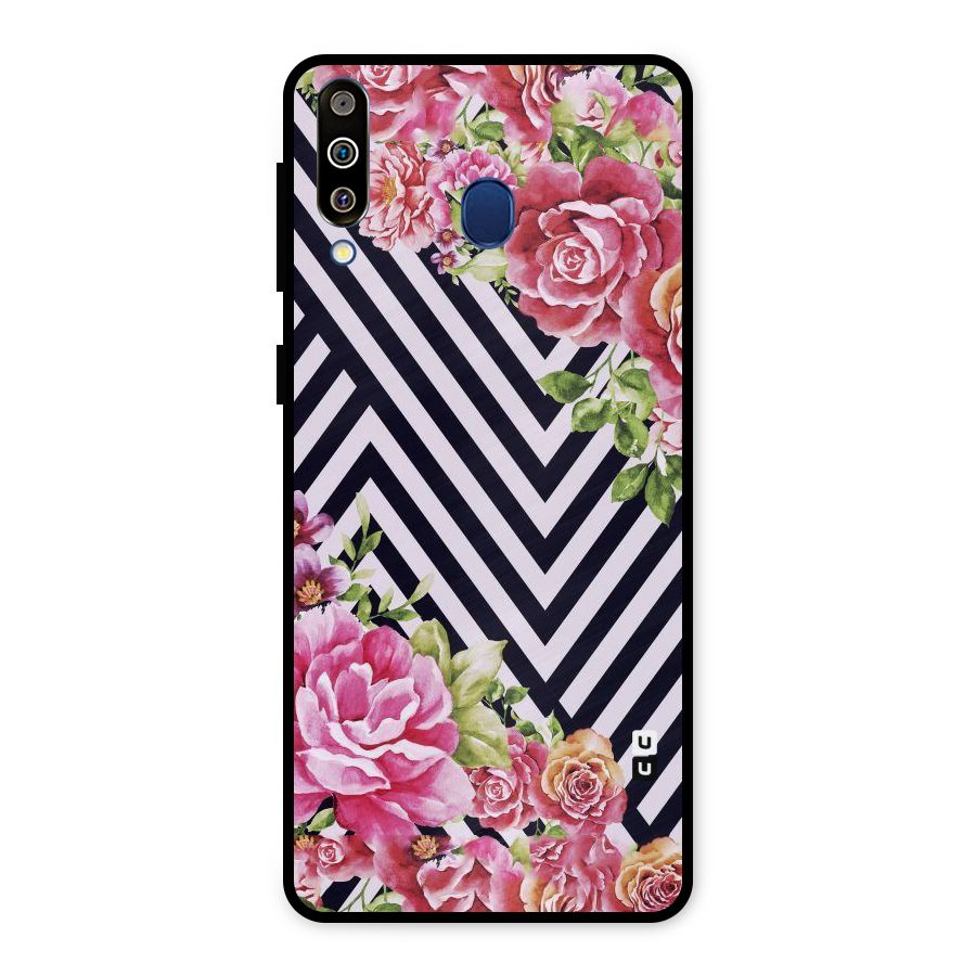 Bloom Zig Zag Metal Back Case for Galaxy M30