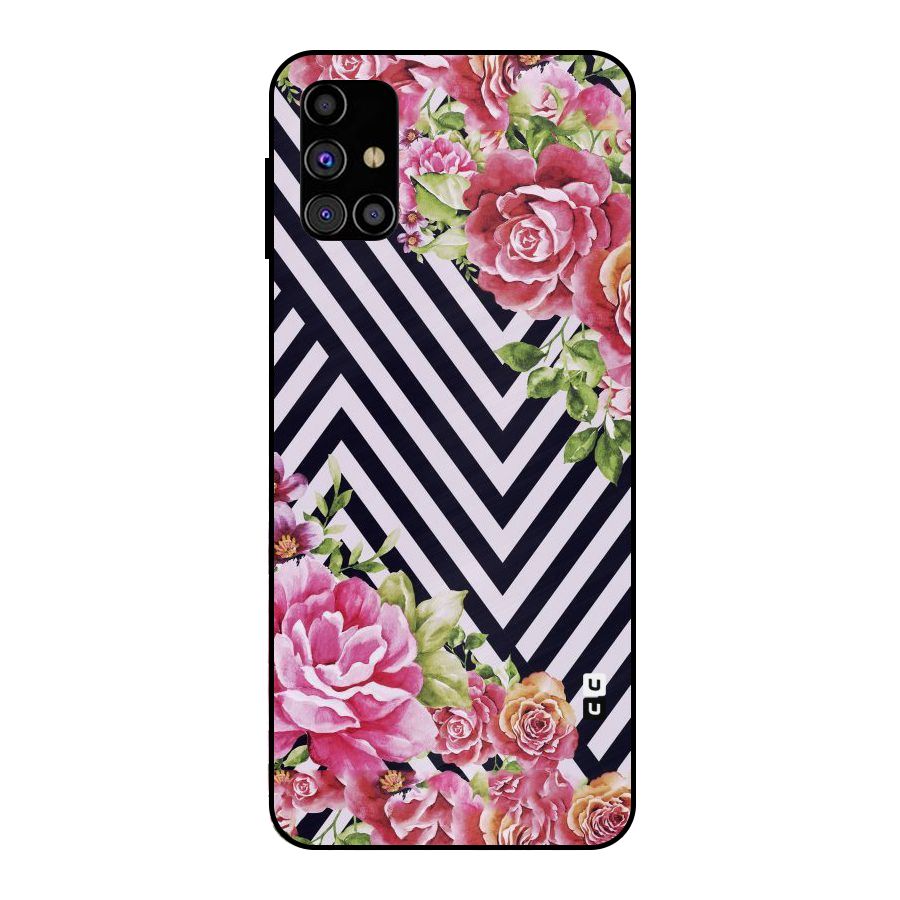 Bloom Zig Zag Metal Back Case for Galaxy M31s
