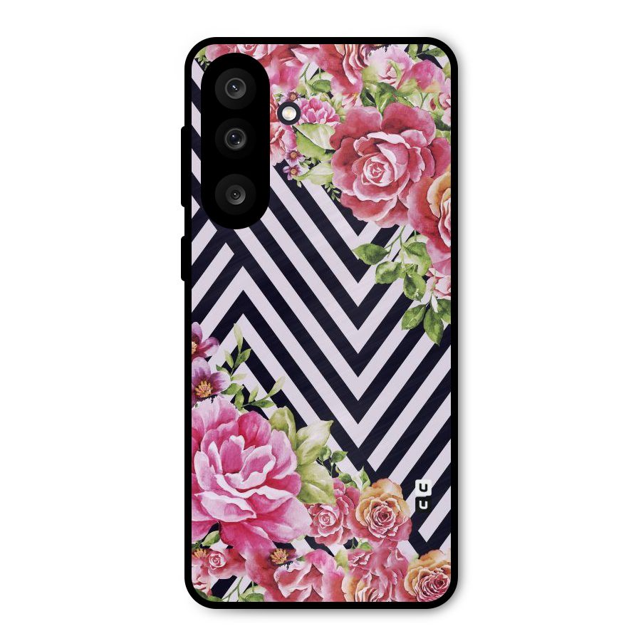 Bloom Zig Zag Metal Back Case for Galaxy M56