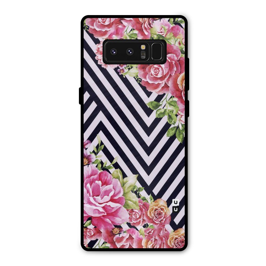 Bloom Zig Zag Metal Back Case for Galaxy Note 8