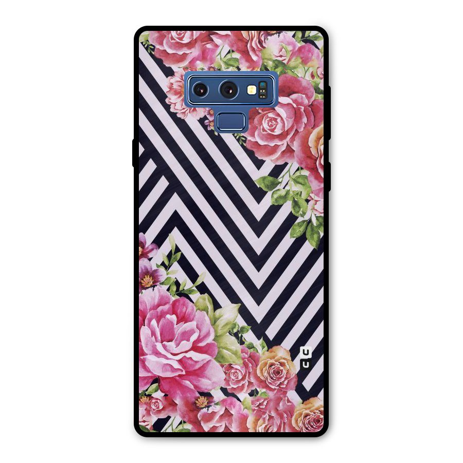Bloom Zig Zag Metal Back Case for Galaxy Note 9
