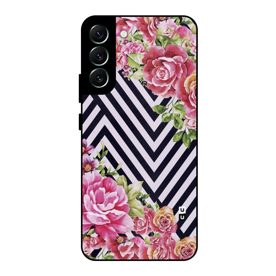 Bloom Zig Zag Metal Back Case for Galaxy S22 Plus 5G