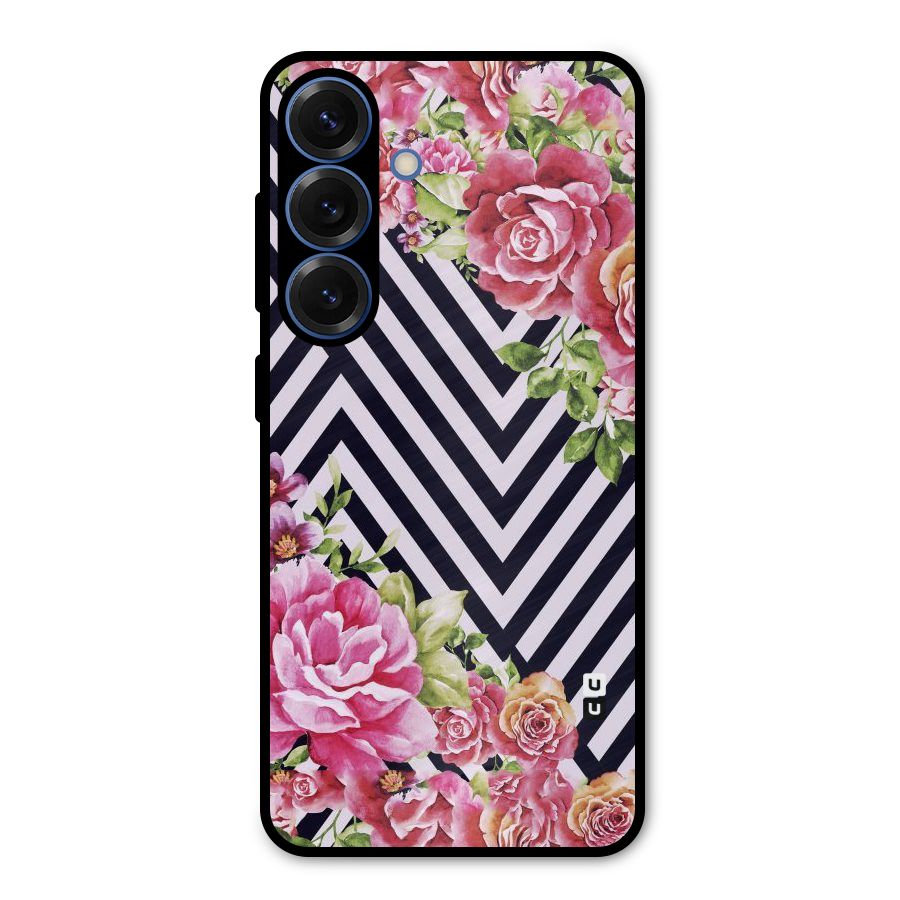 Bloom Zig Zag Metal Back Case for Galaxy S25