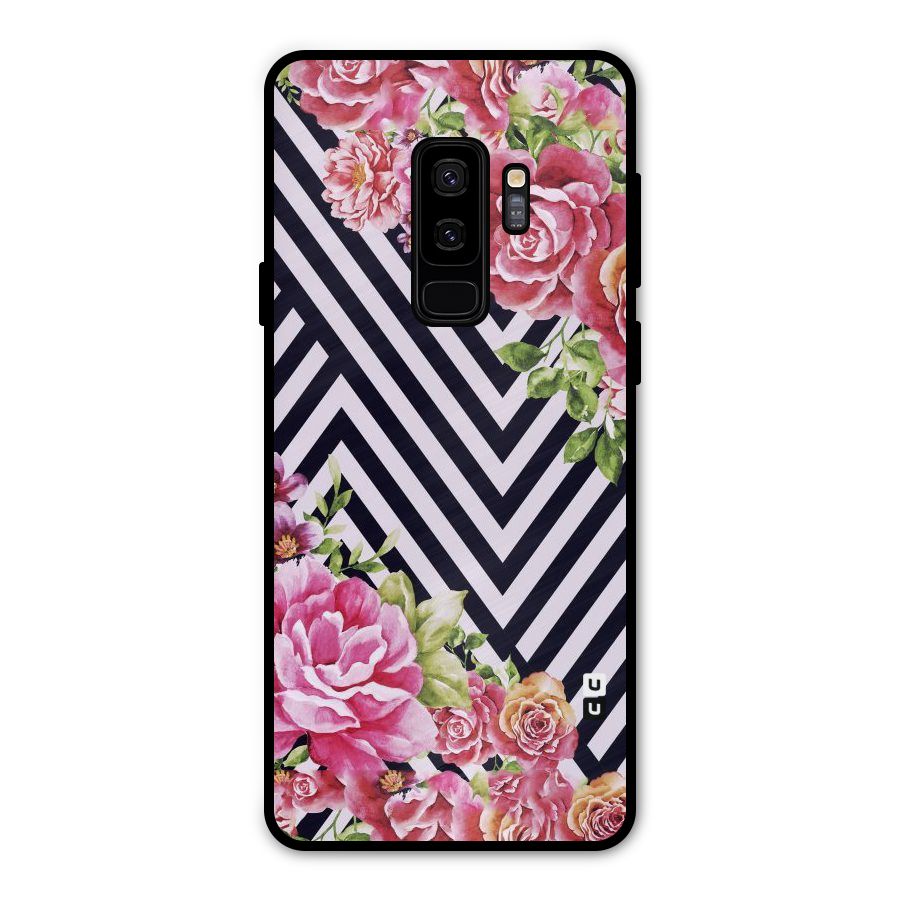 Bloom Zig Zag Metal Back Case for Galaxy S9 Plus