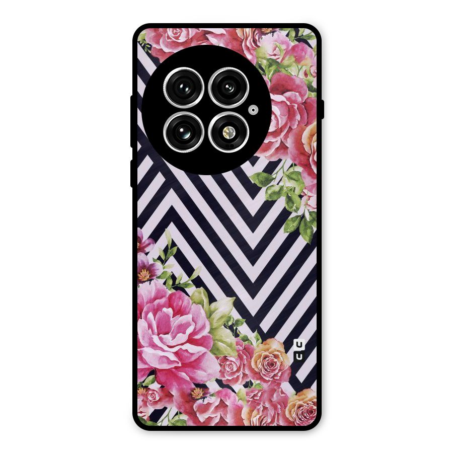 Bloom Zig Zag Metal Back Case for OnePlus 13