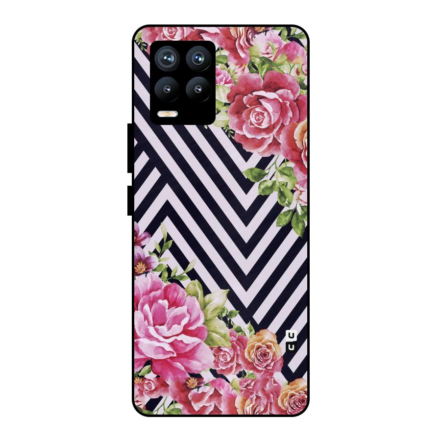 Bloom Zig Zag Metal Back Case for Realme 8 Pro