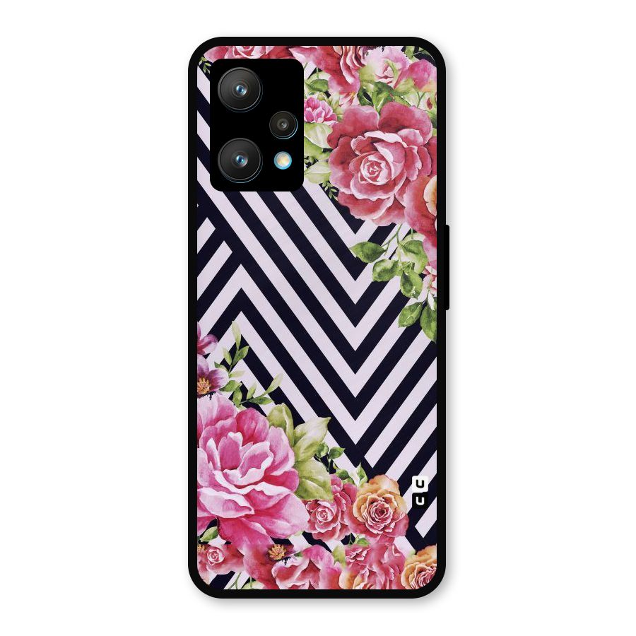 Bloom Zig Zag Metal Back Case for Realme 9