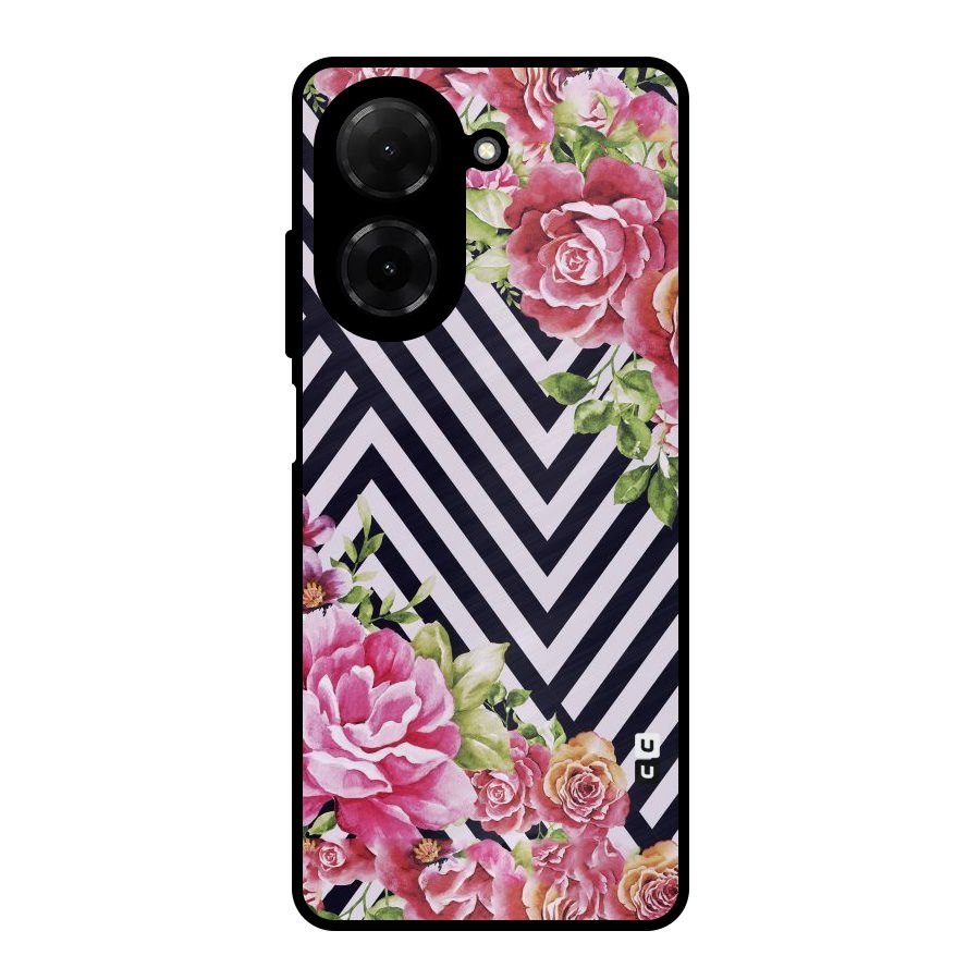 Bloom Zig Zag Metal Back Case for Redmi A5 4G