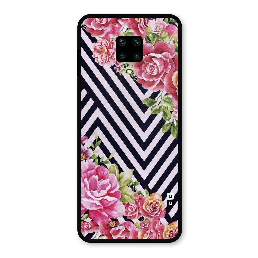 Bloom Zig Zag Metal Back Case for Redmi Note 9 Pro