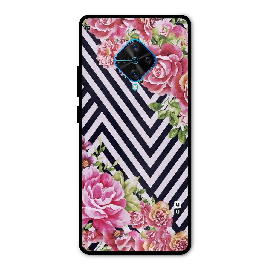 Bloom Zig Zag Metal Back Case for Vivo S1 Pro