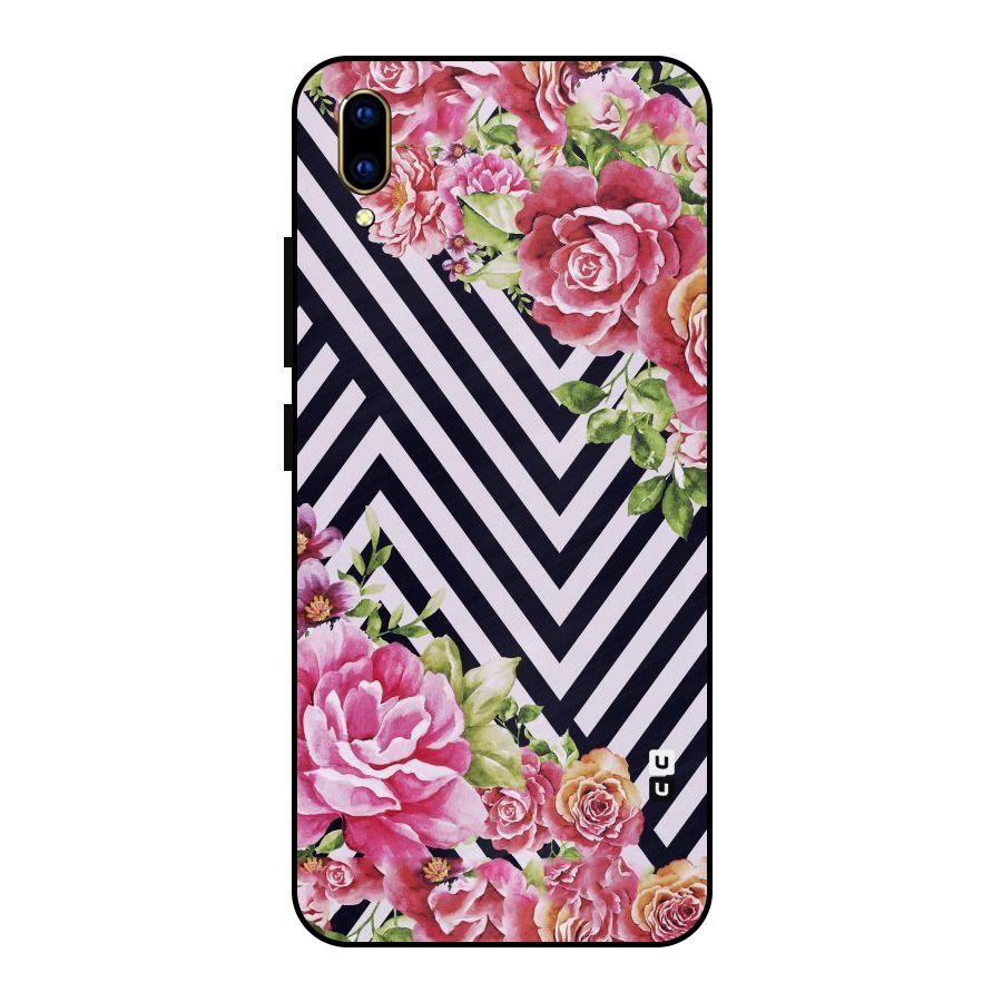 Bloom Zig Zag Metal Back Case for Vivo V11 Pro