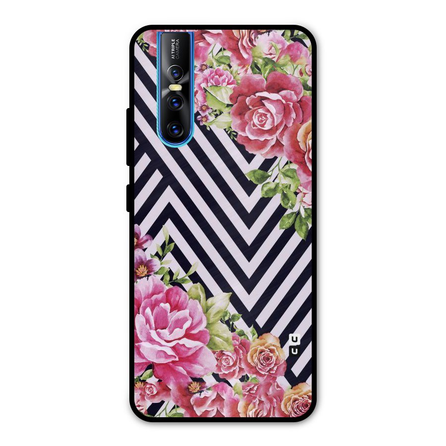 Bloom Zig Zag Metal Back Case for Vivo V15 Pro