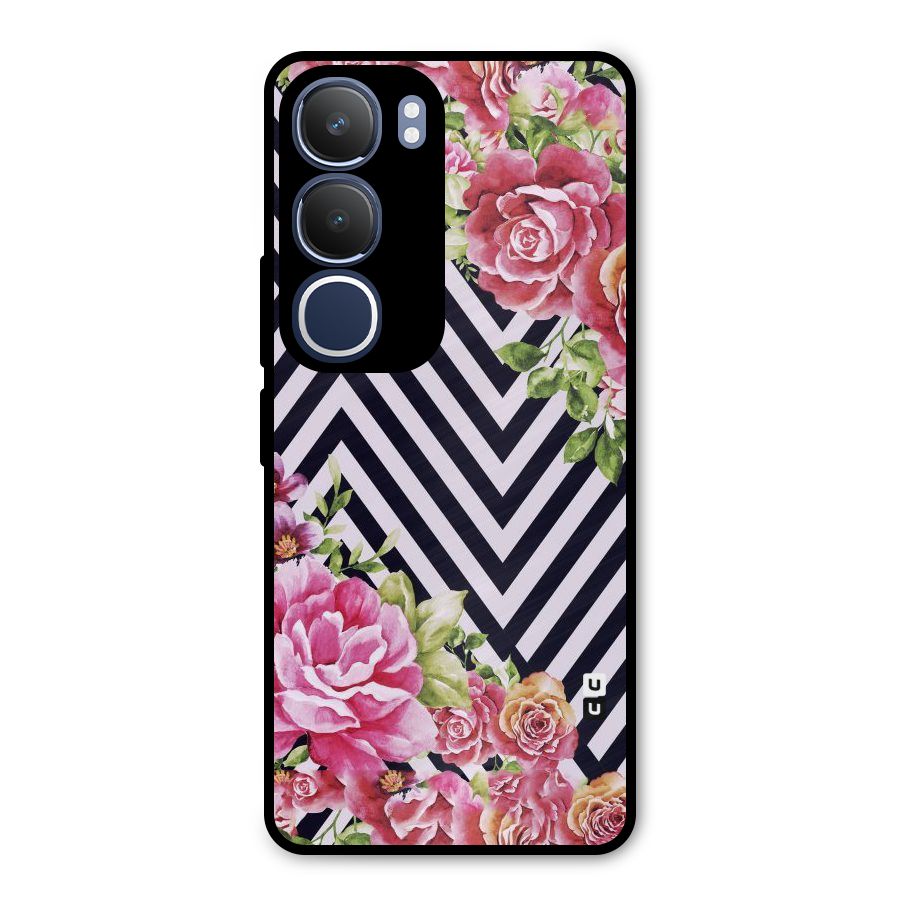 Bloom Zig Zag Metal Back Case for Vivo Y29
