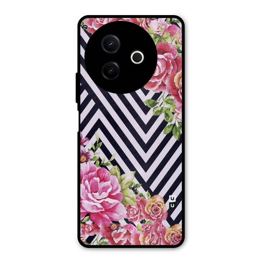 Bloom Zig Zag Metal Back Case for Vivo Y39