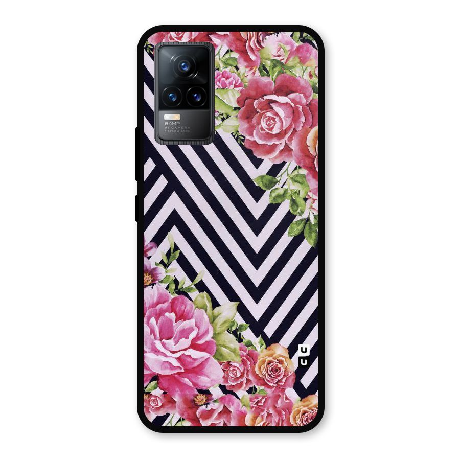 Bloom Zig Zag Metal Back Case for Vivo Y73