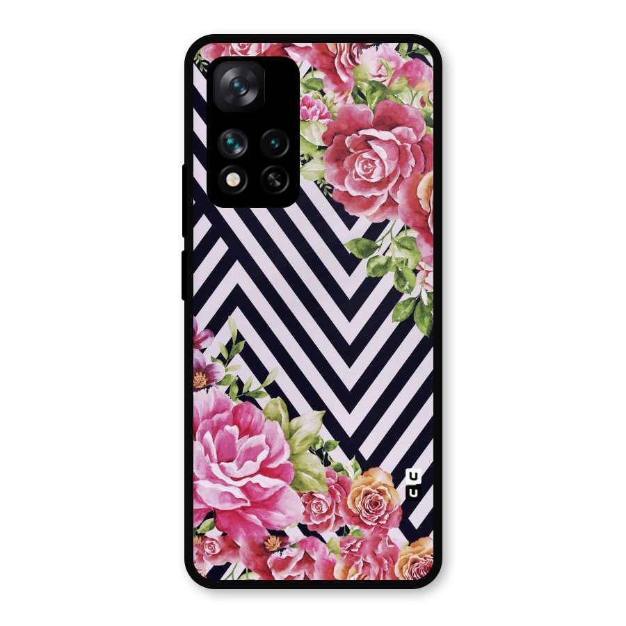 Bloom Zig Zag Metal Back Case for Xiaomi 11i Hypercharge 5G