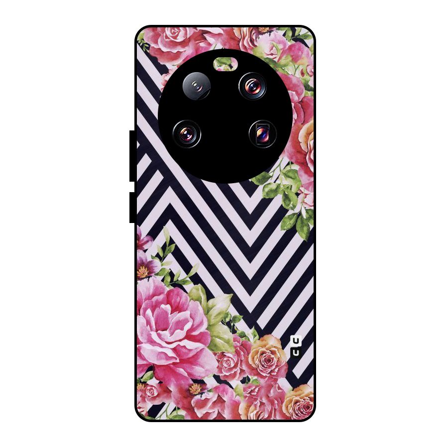 Bloom Zig Zag Metal Back Case for Xiaomi 13 Ultra