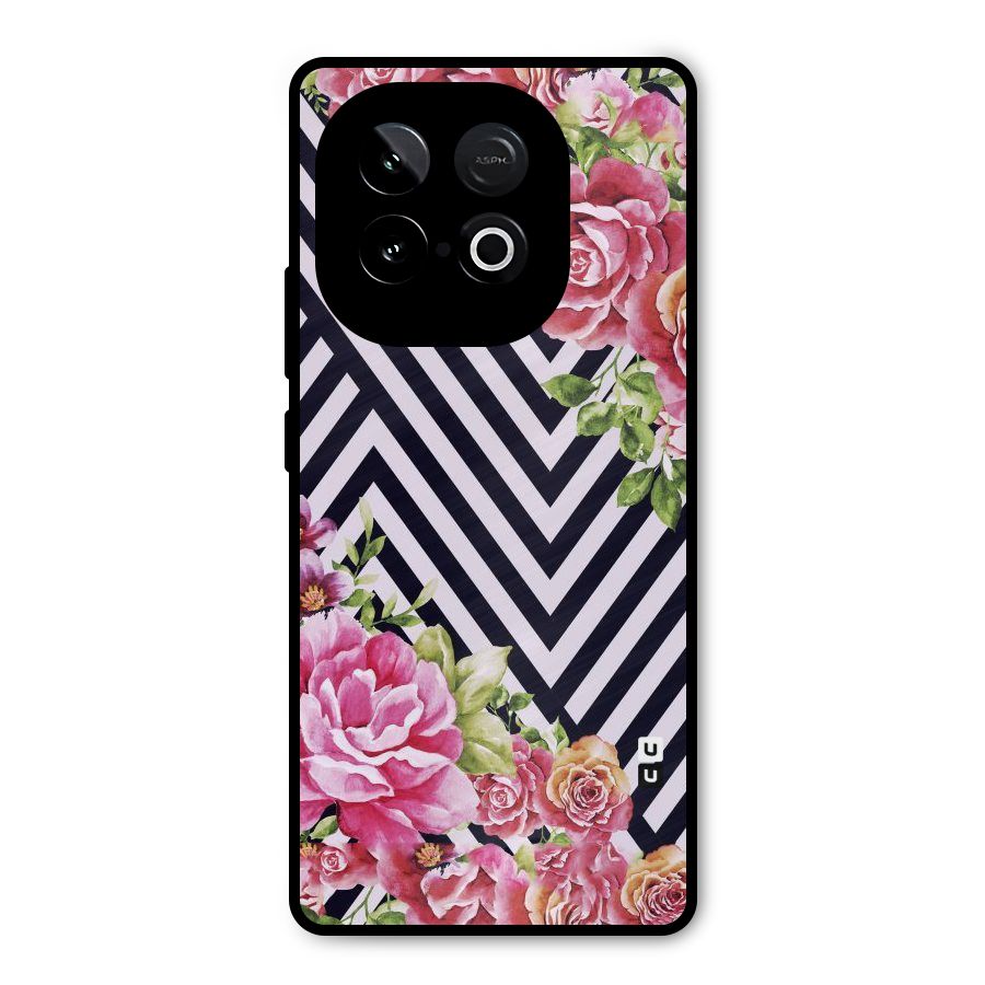 Bloom Zig Zag Metal Back Case for iQOO Neo 10