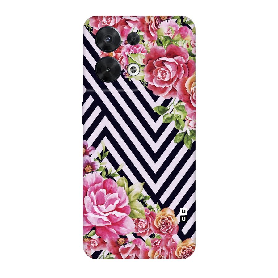 Bloom Zig Zag Original Polycarbonate Back Case for Oppo Reno8 5G