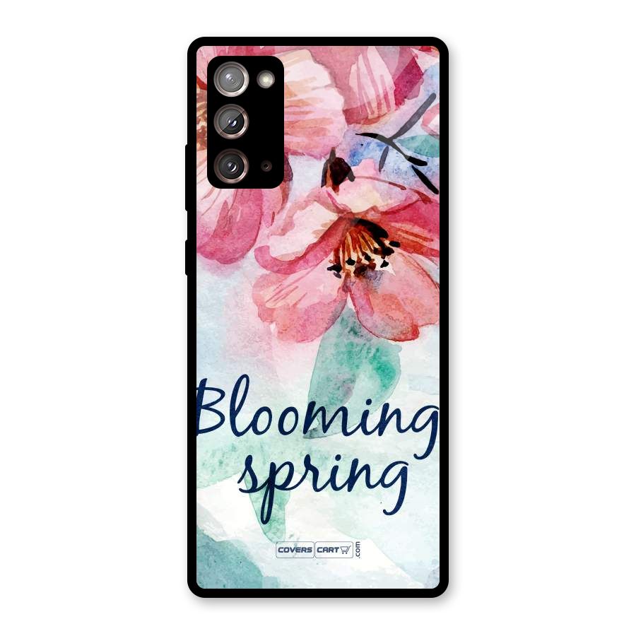 Blooming Spring Glass Back Case for Galaxy Note 20
