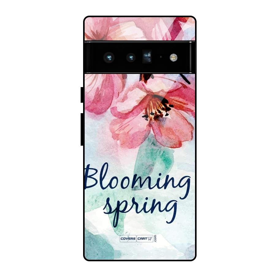 Blooming Spring Glass Back Case for Google Pixel 6 Pro