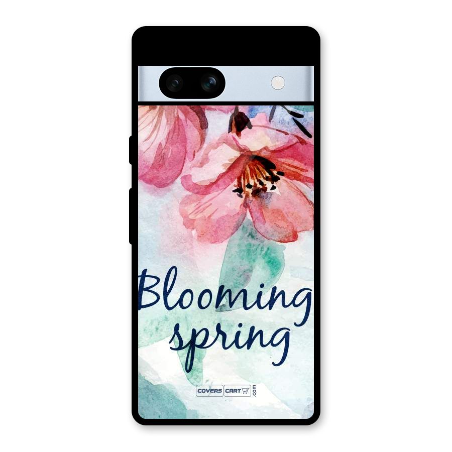 Blooming Spring Glass Back Case for Google Pixel 7a