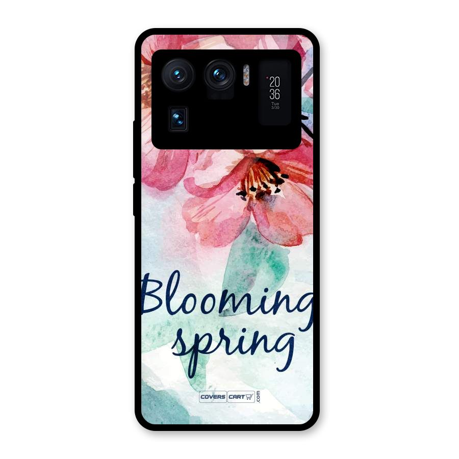 Blooming Spring Glass Back Case for Mi 11 Ultra